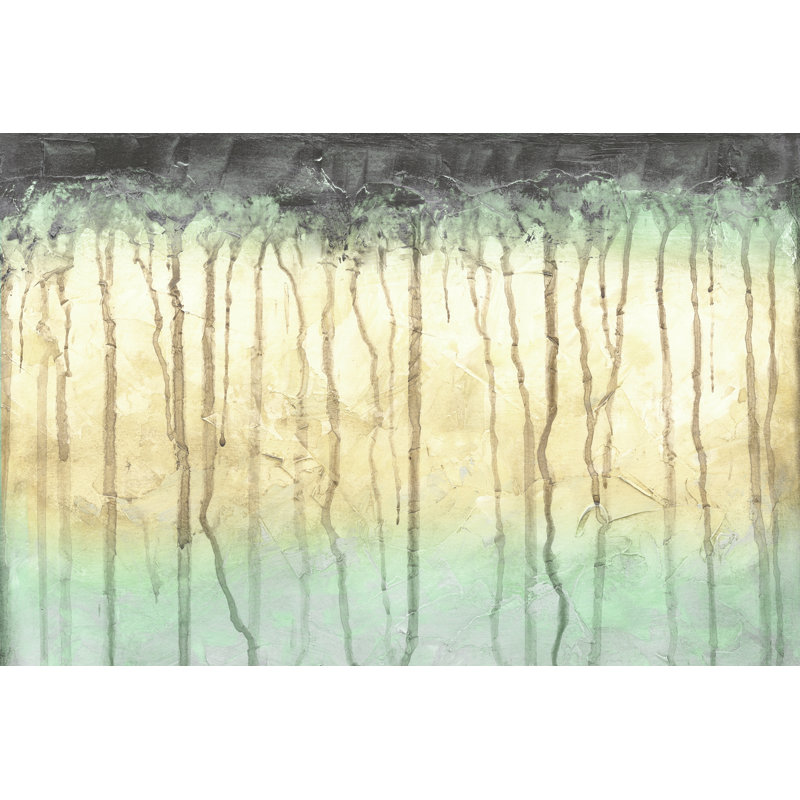 Treeline Light II by Jennifer Goldberger - Wrapped Canvas Painting, 30cm H x 46cm W