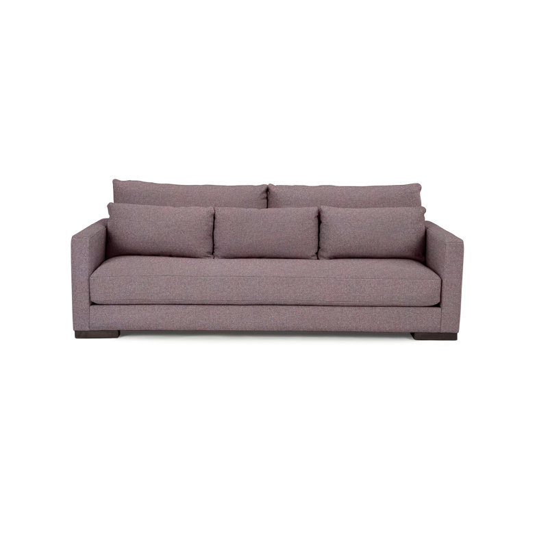 Leon Sofa, Wenge, Peacock Polyester