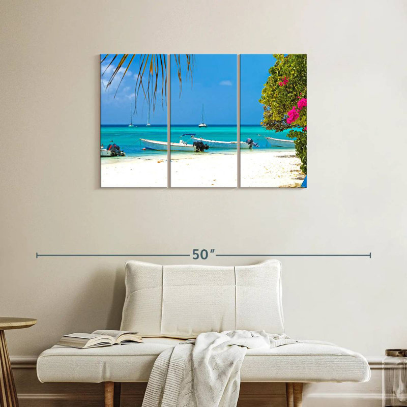 Plage Gillard Los Roques, Vénézuéla, H 24 po x l 38 po