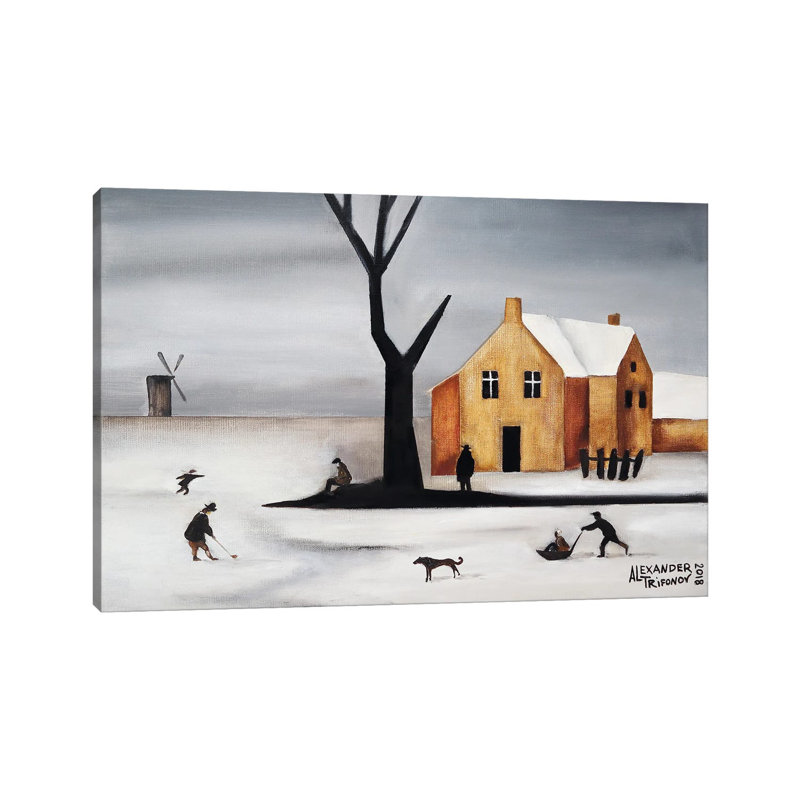 The Mill 1 Piece Wrapped Canvas Painting, 20.32cm H x 30.48cm W x 1.905cm D