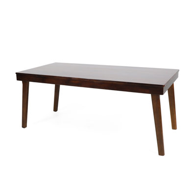 Table en bois riche pour recevoir des invités, 68,71 po x 35,17 po 30,07 po, salle à manger gracieuse, travail de qualité
