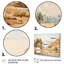 Ancien paysage désertique égyptien I - Égypte, ensemble de 5 pièces d'art mural-739651873