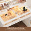 Bureau de coiffeuse avec miroir et lumières-1277482083