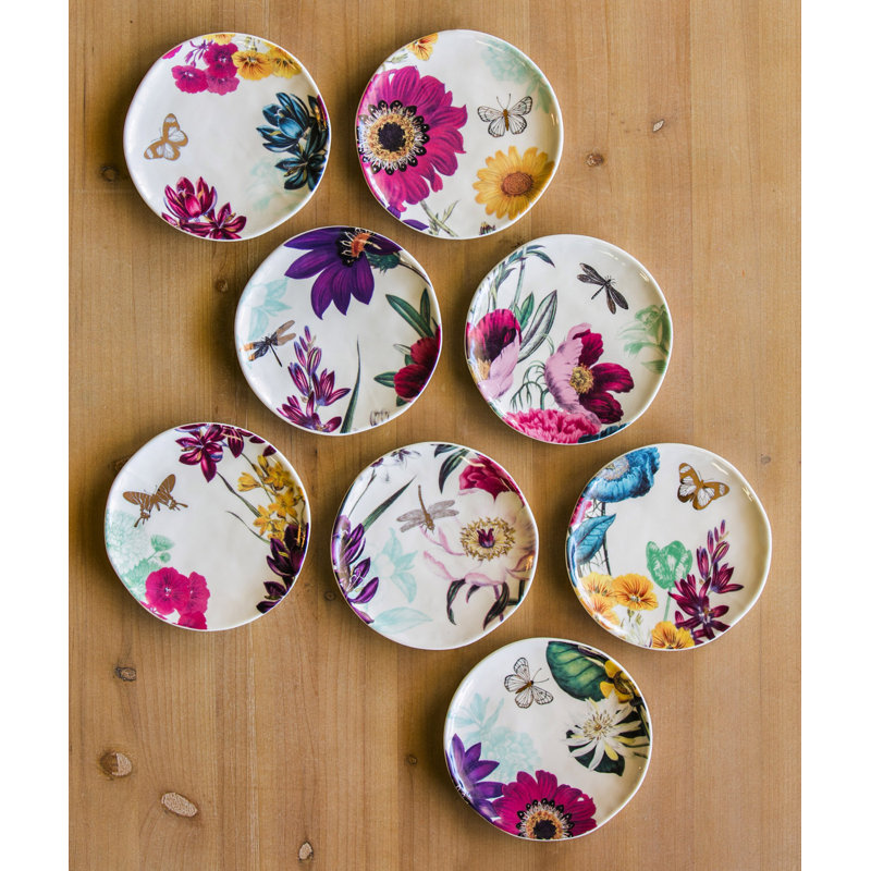 Toliver Vivid Bouquet 6" Appetizer Plate