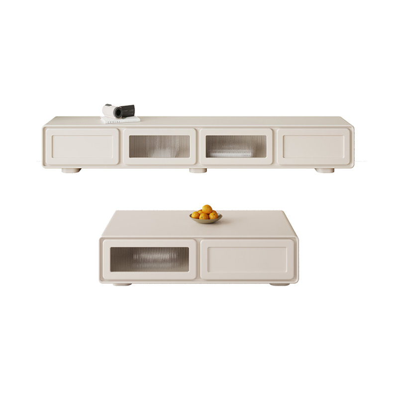 Simple Style TV Stand and Coffee Table Set