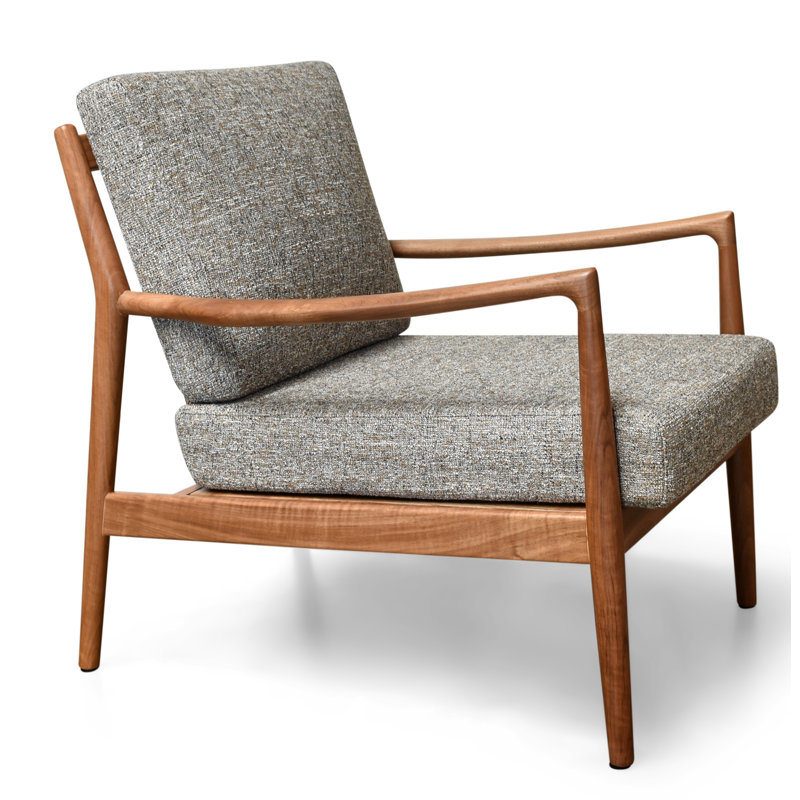 Stella Arm Chair, Solid Frame, Mineral