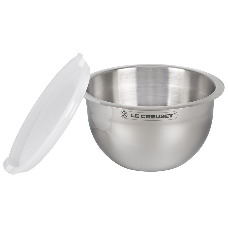 Le Creuset Set of 3 Stainless Steel Mixing Bowls