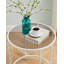 Deckland Glass Top End Table-1349762372-1349762373