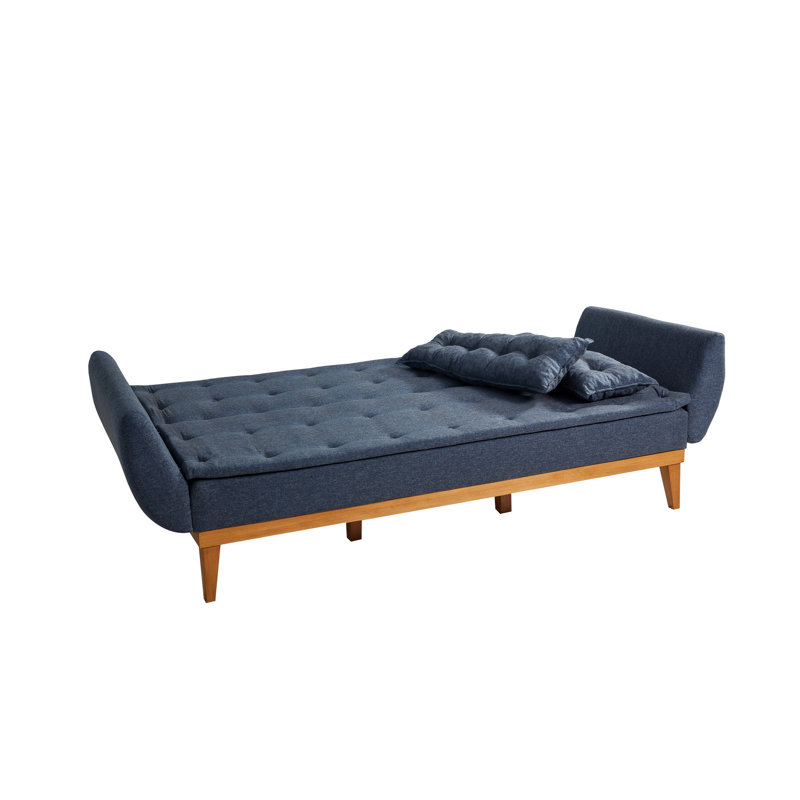 Canapé-lit 85,43 po, Bleu foncé