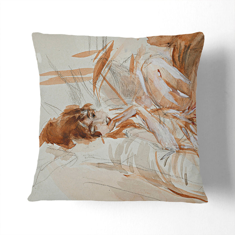 Square Cushion, 55cm H x 55cm W x 20cm D, Stone