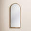 Miroir de plancher en bois massif