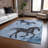 Machine Washable Indoor/Outdoor Cinead ACN1717 Denim Rug-104847939