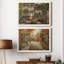 Jane's Courtyard II - ensemble de 2 peintures sur toile encadrées-864918369-864918381
