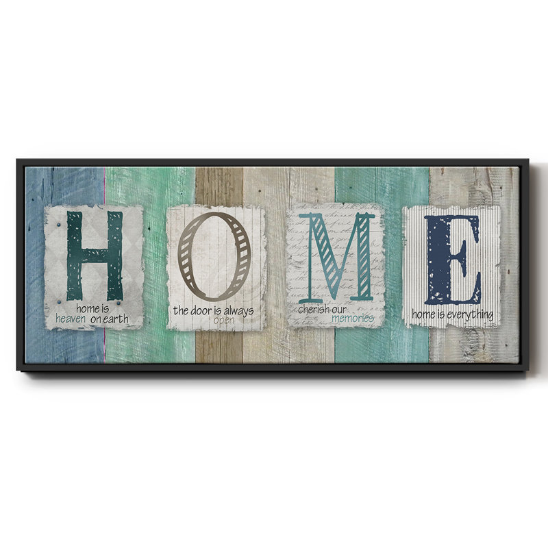 Home - Toile encadrée, H 20 po x l 50 po