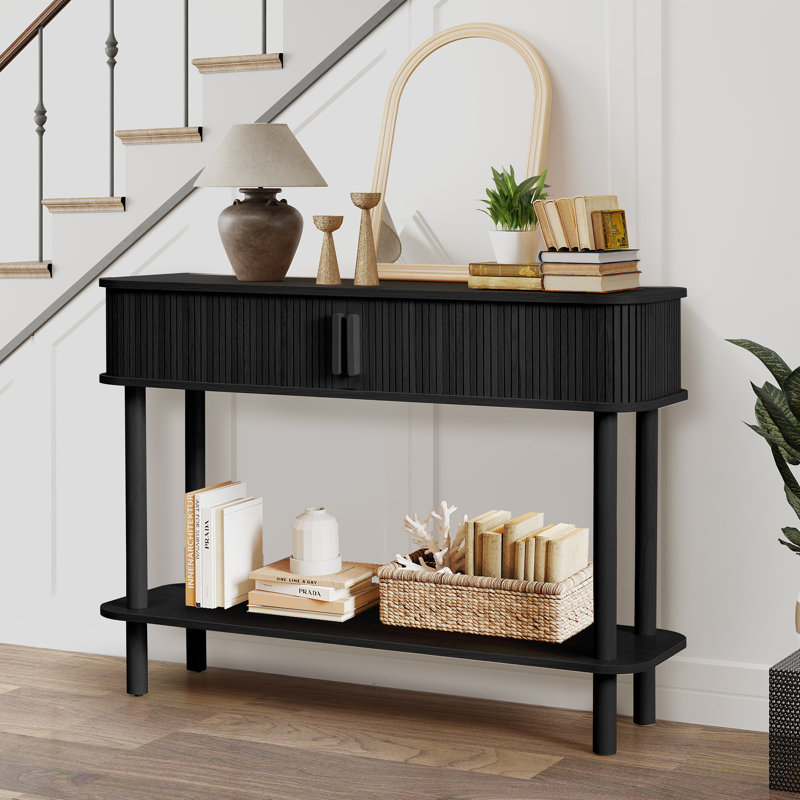 43.31'' Console Table, Black