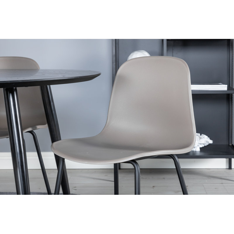 Schroeder 4 - Person Dining Set, Grey
