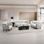 Chaise Nayeli, boucle gris clair