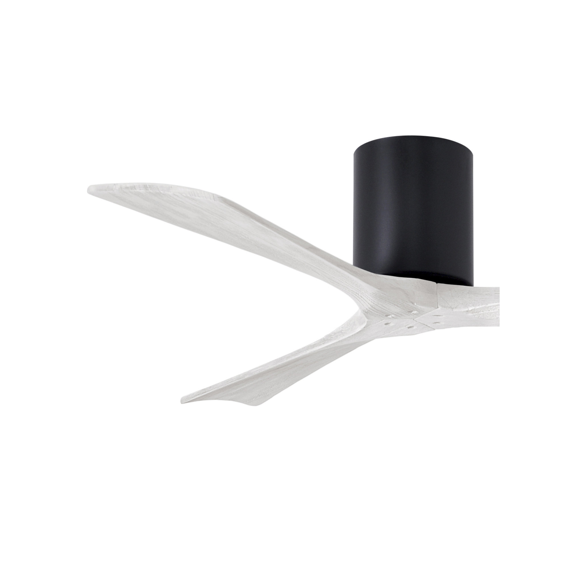Olivier 3 Blade Ceiling Fan, Matte Black, 52", Matte White