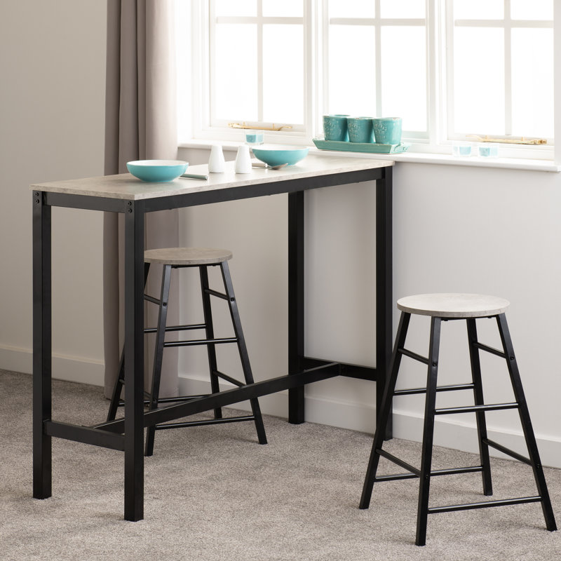 Alayna Bar Set, Concrete Effect
