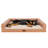 Textured Plush Fur & Coated Poly Modern Sofa Style Dog Bed-113262905-113262904