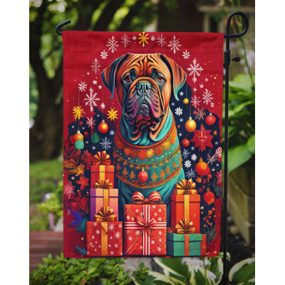 Drapeau de jardin en polyester double face H 15,5 po x l 11,25 po