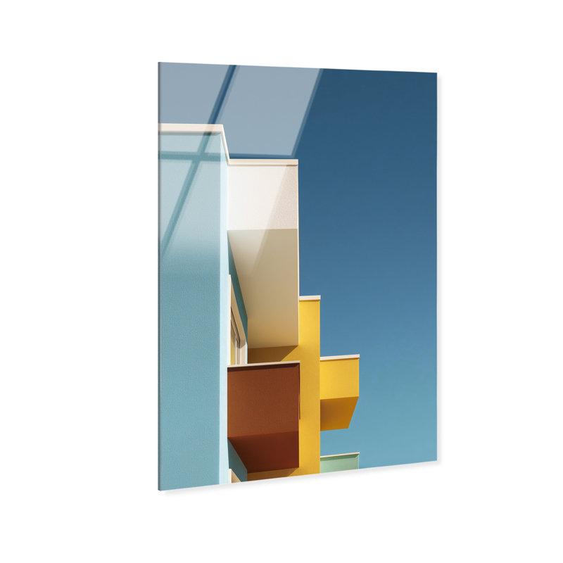 Orthogonal Sky View High-Gloss Frameless Acrylic Glass Wall Art Architecture Print by Oliver Gal, Ready to Hang, 10 x 15