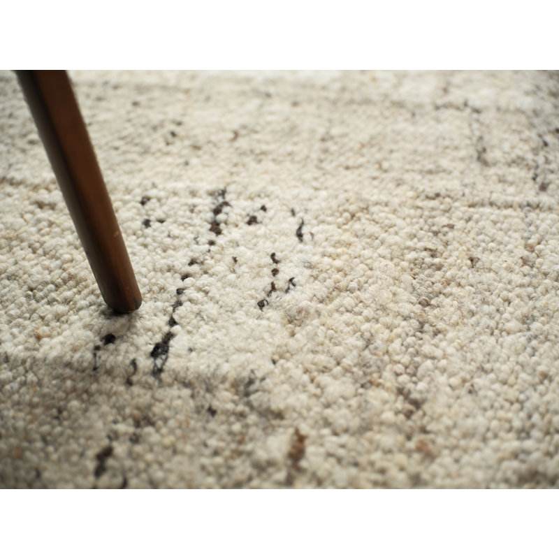 Sunstone flatweave Wool Beige/Brown Area Rug, 12'X15'