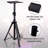 Dual Studio Monitor, 2 Speaker Stand Mount Kit, Heavy Duty Tripod Pair, Adjustable Height Speaker Stands - 85 To 135 Cm, Metal Platform Base - Easy Mobility Safety PIN For Structural Stability