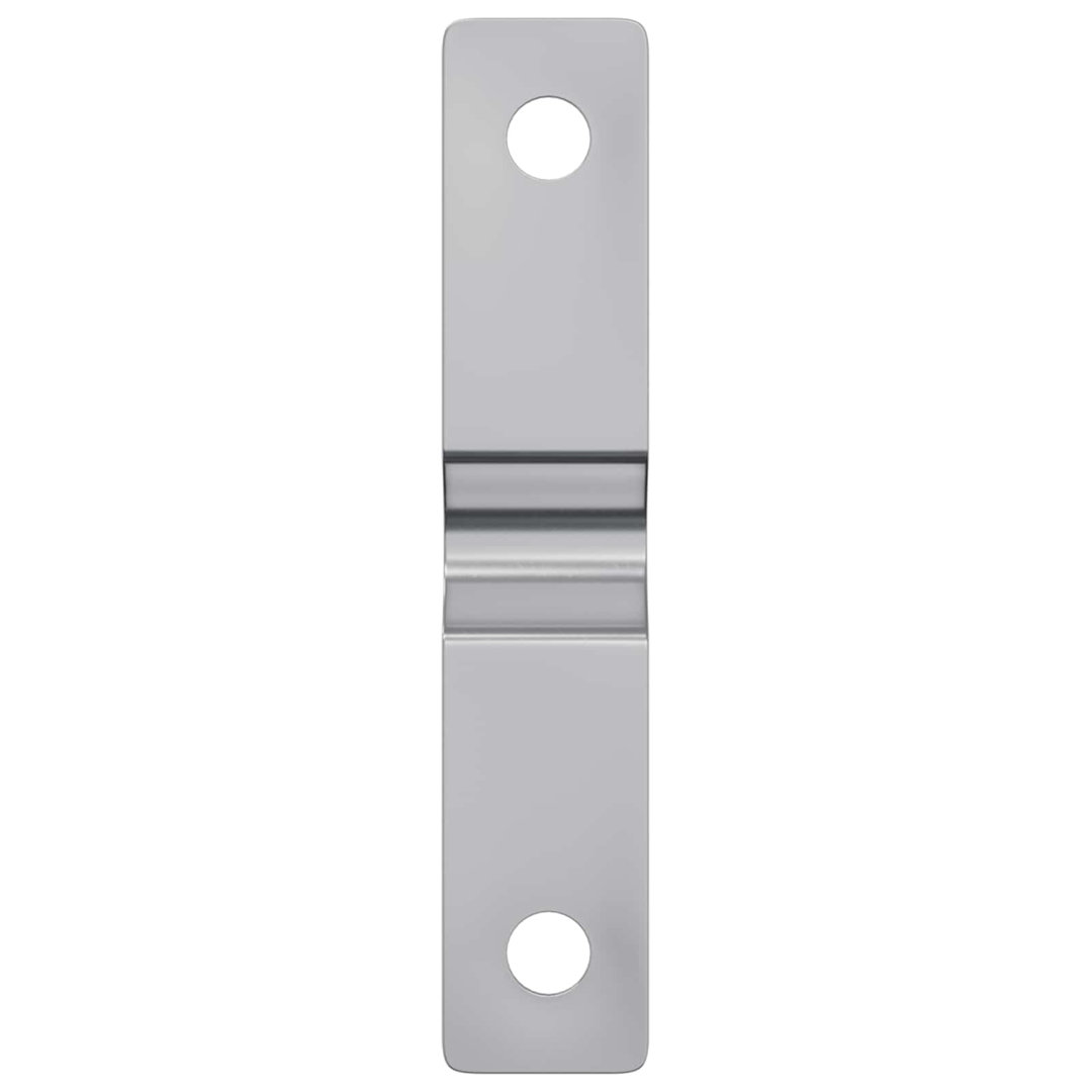 Vidaxl Strike Plate 12 Pcs Silver 50 X 10 X 1.2 Mm Iron - Image 2