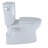 TOTO® Vespin® II Two-Piece Elongated 1.28 GPF Universal Height Skirted Design Toilet with CEFIONTECT, Cotton White-11893642