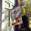 Drapeau Cowboy Welcome House-112699349