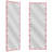 Full Body Mirror With Lights, Pink 62.6"X23.3", Adjustable Color & Brightness, For Dressing Room, Restroom, Entrance 62.6"X23.3" Standing Living Room Lights: For Bedroom, Room. 3 Modes Aluminium.-467498799-467498793