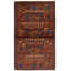 Tapis bleu foncé Rare War 3 pi 10 po x 6 pi 8 po