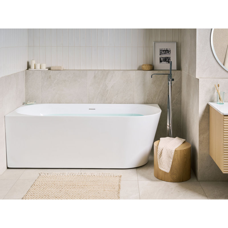 Mahone 1700mm x 790mm Corner Soaking Bathtub