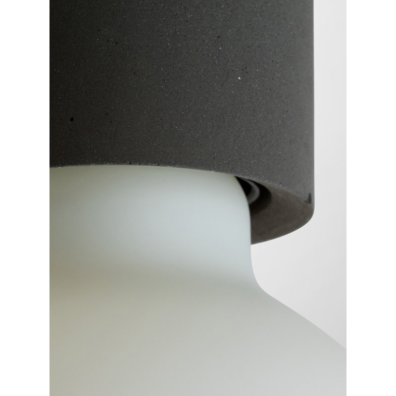 Abriona 1 - Light Bulb Pendant, Dark Grey