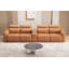 Canapé modulaire en cuir 5 pièces avec 2 porte-gobelets-421811123-421811133-421811134