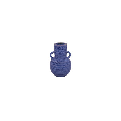 Vase en céramique bleu