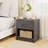  Modern Nightstand Bedside Table With Drawer Open Storage Shelf For Small Spaces -499042921