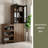70.87" H Display Storage Cabinet , 4 Tier Multi-Functional Pull-Out Multi-Tier Storage Shelf & 2 Glass Doors-565433845