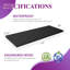 Ensemble de 2 tablettes flottantes Kaboon 27 pouces, 10 x 27, noires-1985077095-2006012988