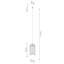 Bonine 1 - Light Stainless Steel Pendant-1788443864