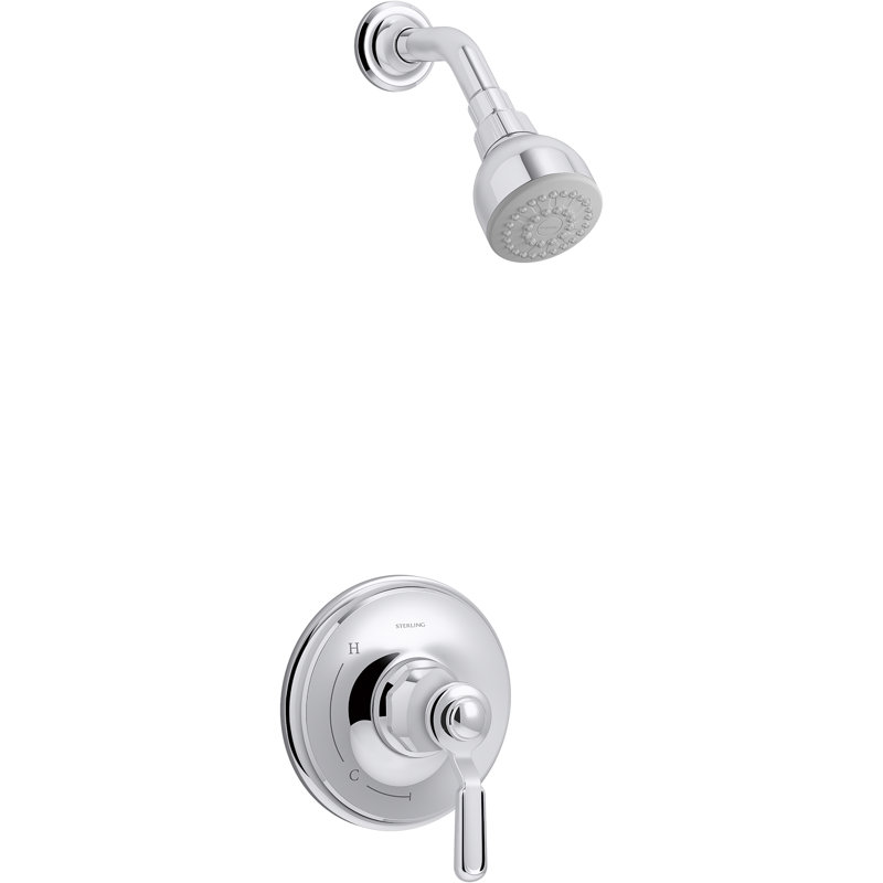 Ludington Shower Faucet Trim Set, Polished Chrome