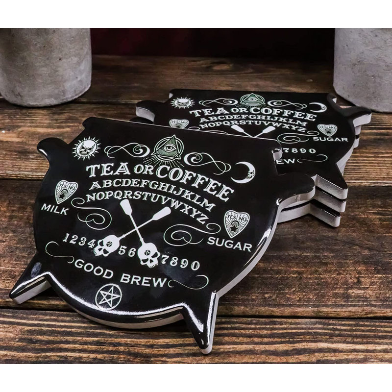 Ceramic 4 Piece Coaster Set