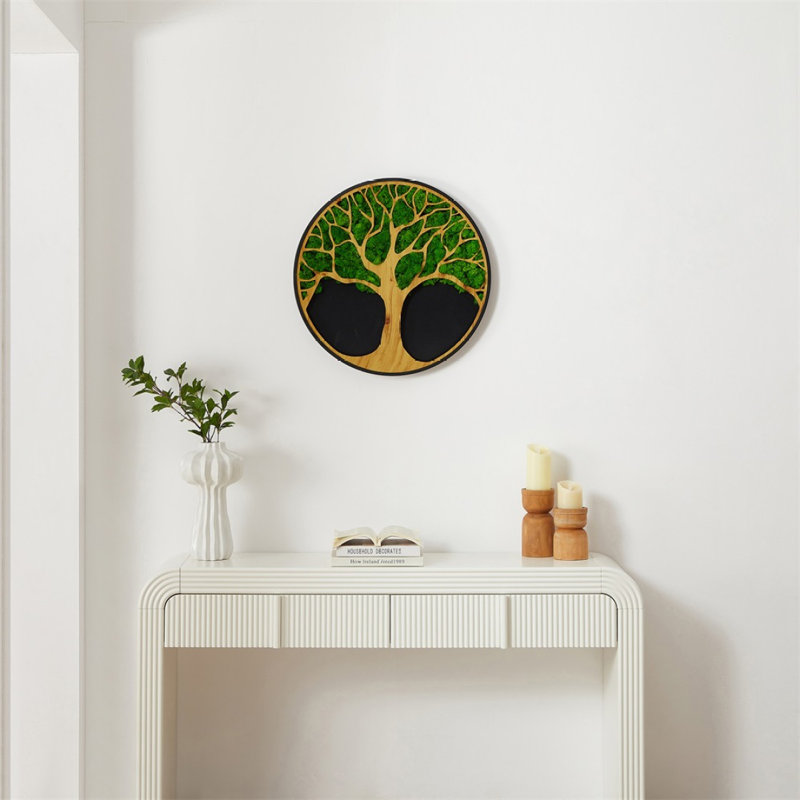 Art mural en métal Life Tree Moss
