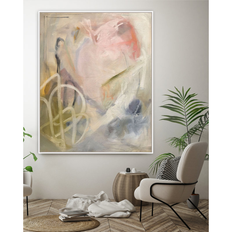 Heartstrings Print by Katie Ré Scheidt, White Floater Framed, 36.25" H x 31.25" W