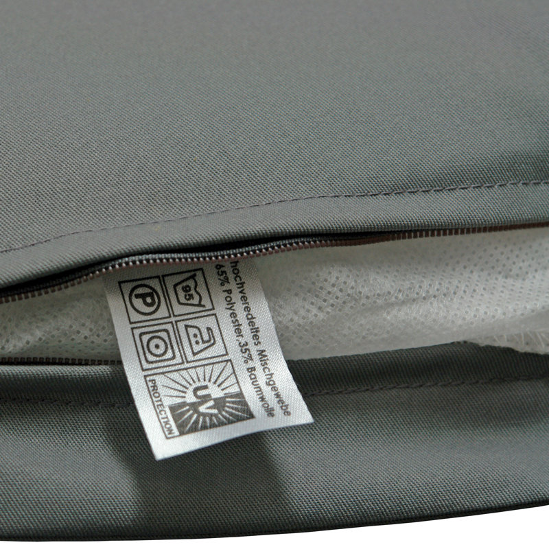 Afrin Dining Chair Cushion, Grey, 9 cm H x 50 cm W x 100 cm D