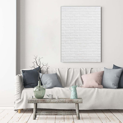 Brick Wall - Wrapped Canvas Print