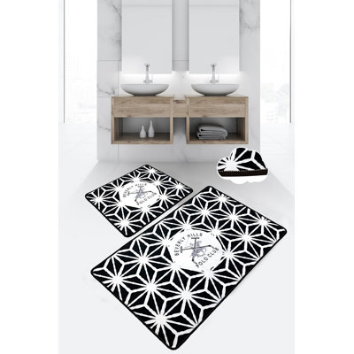 Velour Non-Slip Bath Mat
