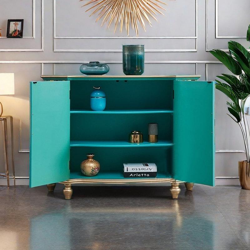 Armoire décorative peinte de luxe légère et moderne