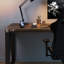 Bureau de direction en L en noyer massif avec tiroirs-217867571-217867570